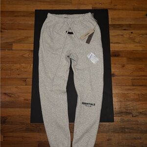 Essentials Light Gray Joggers for Men